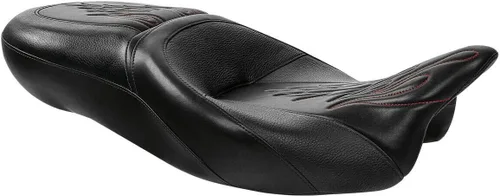 Vista 3 de Asiento de una pieza para dos pasajeros para Harley 2009-2023 Touring Road King Street Glide Road Glide Electra Glide Tri Glide Ultra Classic