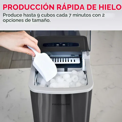 Vista 4 de Frigidaire - Máquina para hacer hielo, tamaño mediano