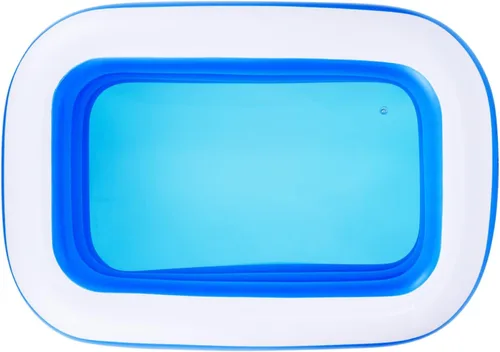 Vista 5 de Piscina, 59 x 43 x 19.5 pulgadas, piscina inflable familiar rectangular para niños pequeños que juegan, piscina de pelotas, fácil de instalar sobre
