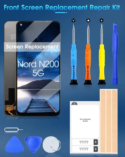 Vista 8 de Para Oneplus Nord N200 5G Reemplazo de pantalla, 1+ Nord N200 5G DE2118 6.49 pulgadas Pantalla LCD Pantalla táctil Digitalizador Vidrio Asamblea