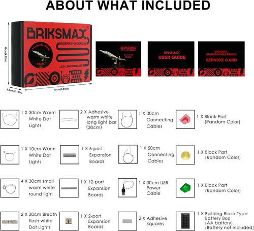 Vista 5 de Kit de iluminación Briksmax para Concorde – Compatible con Lego 10318 – No incluye juego de Lego