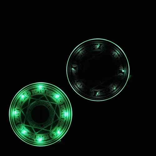 Vista 5 de Omio Glowing Magic Array Cargador inalámbrico ultra delgado de 10 W Qi Cargador rápido inalámbrico Pad de carga para iPhone 17 Pro