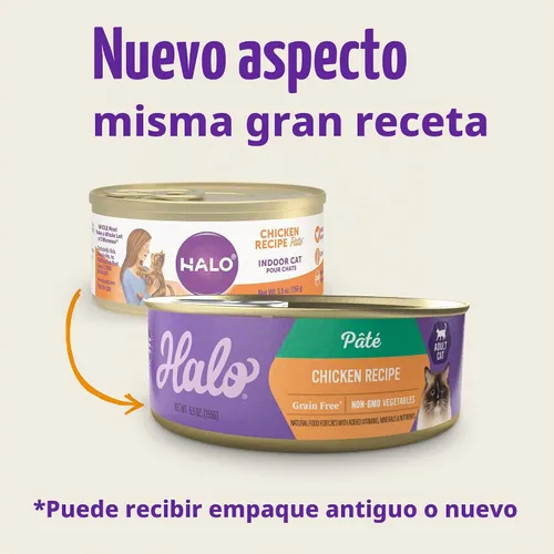 Vista 2 de Alimento húmedo para gatos de Halo