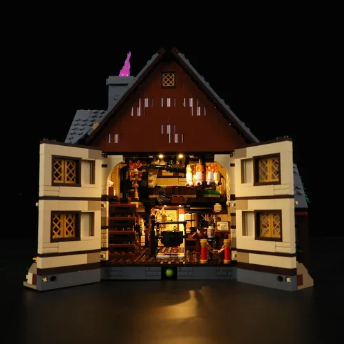 Vista 3 de Kyglaring Kit de luces LED compatible con el juego de modelos Lego 21341, accesorios de iluminación compatibles con Disney Hocus Pocus: The
