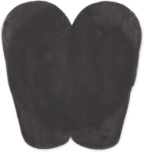 Vista 2 de DII Chanclas decorativas de la colección Cement Stepping Stone, 9 x 9.5 pulgadas, diseño de concha marina