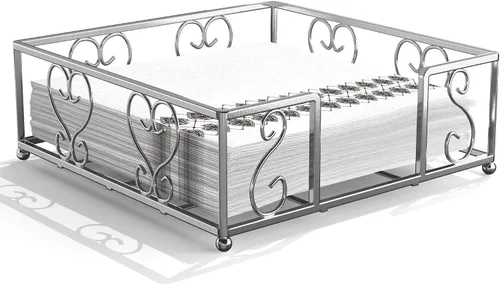 Vista 18 de Bandeja Soporte de Toallas de Invitados de Acrílico para Baño – Soporte Vertical para Toallas de Papel para Toallas de Mano Desechables, Organizador