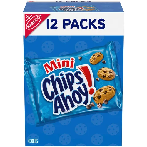 Vista 25 de CHIPS AHOY! Chewy Minis - Galletas con chispas de chocolate, paquetes de 12-3 onzas