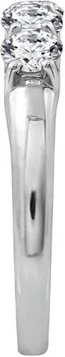 Vista 9 de Amazon Essentials Anillo de plata de ley de cinco piedras con circonita cúbica de corte redondo Infinite Elements (anteriormente colección Amazon)