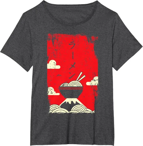 Vista 33 de Ramen Noodles Camiseta de arte japonés, Negro