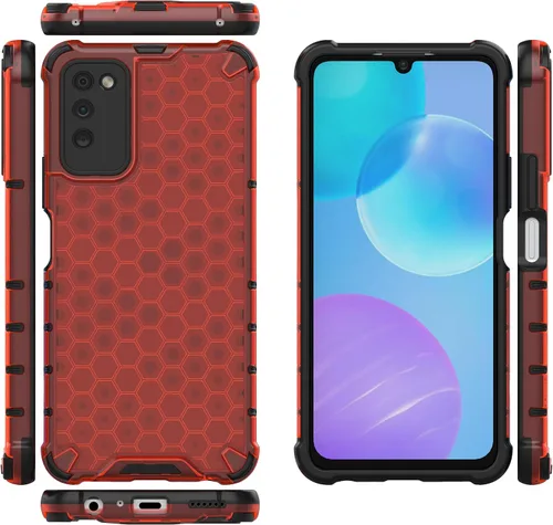 Vista 30 de Pzwoxukhov Funda compatible con Huawei Nova 3i, compatible con Huawei P Smart+ 2018 Honeycomb Anti-Drop Shock-Absorbing Case Negro