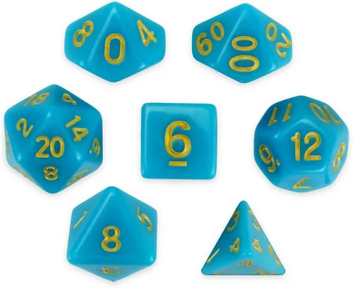Vista 5 de Brybelly Juego de 7 dados poliédricos Series III Wiz - Edición más reciente