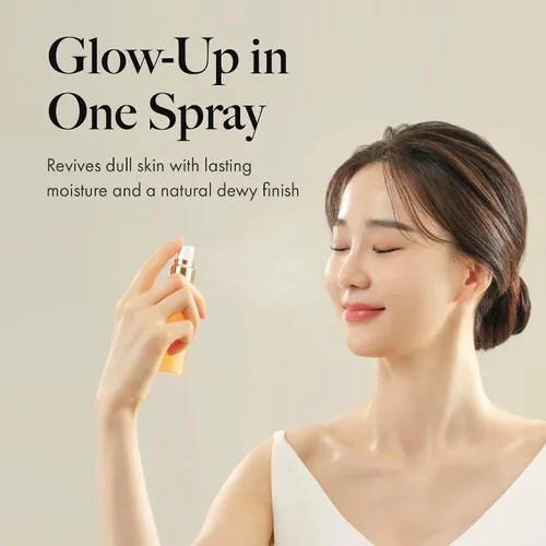 Vista 4 de MASTINA Spray facial de masilla (1.69 fl oz) para un brillo natural, fórmula hidratante para piel seca, cuidado de la piel coreana portátil sobre