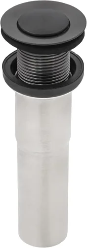 Vista 8 de Ruvati RVH6107BL RVH6107BL - Fregadero de cocina de acero inoxidable de calibre 16 con acabado cepillado que oculta arañazos, fregaderos de montaje