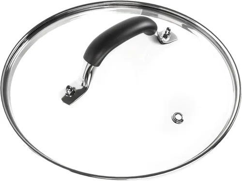 Vista 9 de Tapa de vidrio templado de 9.1 pulgadas para olla instantánea de 5/6 cuartos de galón, cubierta universal para olla a presión eléctrica con perilla