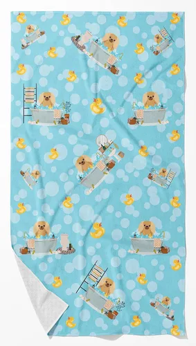 Vista 63 de Caroline's Treasures WDK5738BTLG Airedale - Toalla de baño grande para bañera