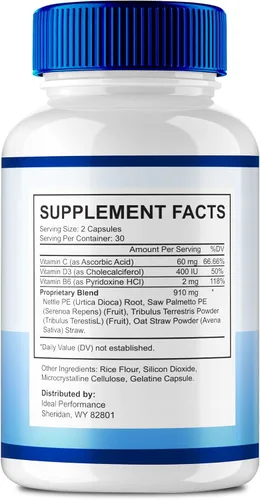 Vista 2 de IDEAL PERFORMANCE Prosta Peak - Cápsulas de próstata – Píldoras oficiales de suplemento Prosta Peak – Máxima fuerza, fórmula totalmente natural