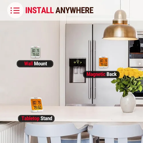 Vista 7 de TempPro TempAir - Termómetro inalámbrico y sensor remoto para interiores