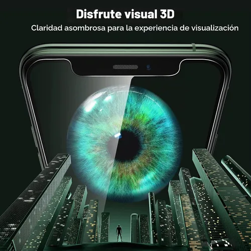 Vista 8 de UNBREAKcable Paquete de 2 protectores de pantalla de privacidad para iPhone 11 Pro Max/Xs Max, vidrio templado inastillable