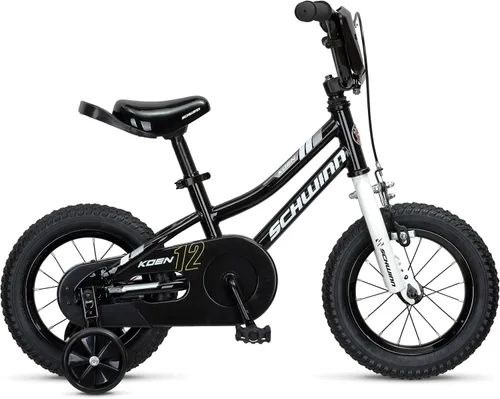 Vista 5 de Schwinn Elm y Koen Bicicleta o Bicicleta de Equilibrio, Bicicleta de 12-18 Pulgadas para Niños de 2-13 Años, Negro, Azul, Rojo, Verde Azulado, Rosa