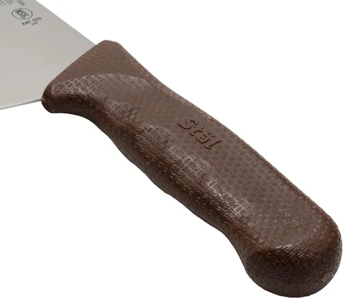 Vista 2 de Winco Cuchillo de chef de grado comercial de 8 pulgadas con hoja de acero alemán, marrón
