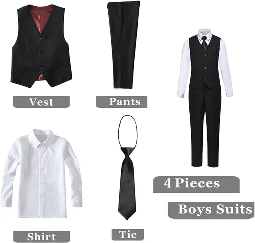Vista 6 de Vipking Conjunto de traje formal para niño