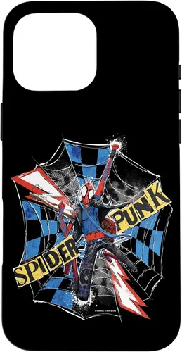 Vista 19 de Marvel Spider-Man: Across The Spider-Verse - Carcasa para iPhone 17, diseño de Spider-Punk