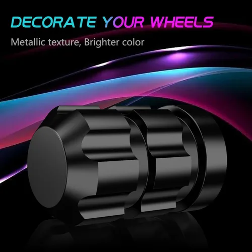 Vista 3 de Aluminum Tire Valve Stem Caps for Renault Austral Kangoo Zoe, Anti-Rust Tires Air Valve Cap Stem Covers Corrosion-Resistant Automotive Exterior