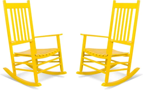 Vista 10 de Shine Company Balancines para porche Vermont – Aruba (juego de 2)