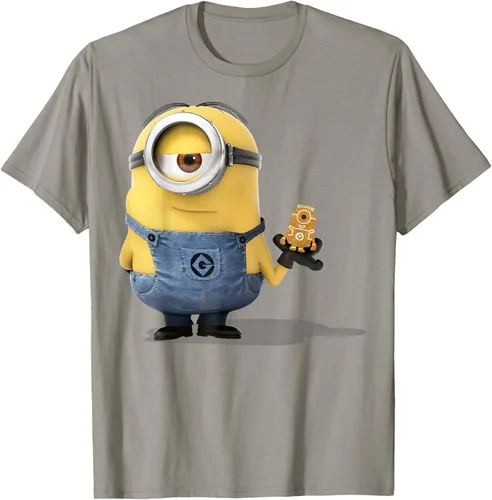 Vista 32 de Camiseta Despicable Me Minions Holding A Ginger Bread Minion Retrato Pequeña