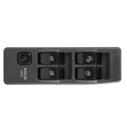 Vista 8 de Interruptor eléctrico de ventana para Pajero Montero 1990-2003, juego de botones de control maestro ABS negro, MR753373, 6.9 x 2.2 x 2.8 pulgadas