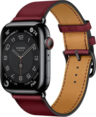 Vista 16 de LB1 - Correa de cuero para Apple Watch para mujeres y hombres, SE Ultra 2 de 1.575 in 1.732 in 1.811 in 1.654 in 1.772 in 1.614 in 1.496 in 1.929 in