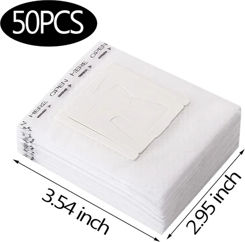 Vista 2 de SZLYTYUN 50 unidades de papel de filtro de café portátil para colgar en las orejas, café de goteo individual, bolsas de filtro de café de goteo
