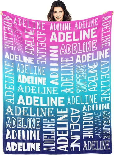 Vista 31 de Dr.TOUGH Mantas personalizadas para niños, mantas y mantas personalizadas con nombre para niños y adultos (color 01, 30 x 40 pulgadas)