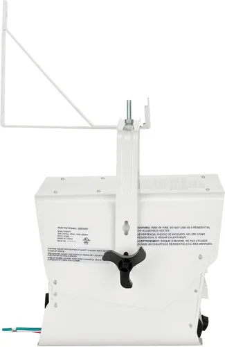 Vista 7 de Global Industrial Calentador eléctrico de unidad de garaje con termostato, Multt-Watt 1881-5000W, 240V-208V, acabado de capa epoxi gris, montaje