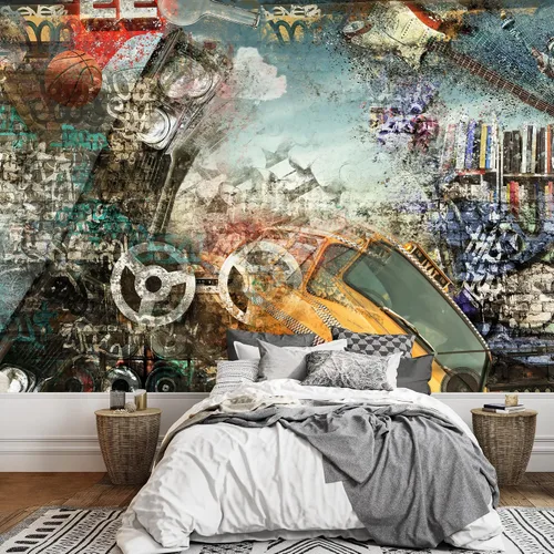 Vista 7 de wall26 - Fondo artístico abstracto para diseño. Vector - Mural de pared removible. Papel pintado autoadhesivo grande - 66x96 pulgadas