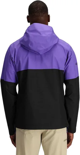 Vista 2 de Outdoor Research Chaqueta Foray II para hombre - Impermeable y resistente al viento con capucha