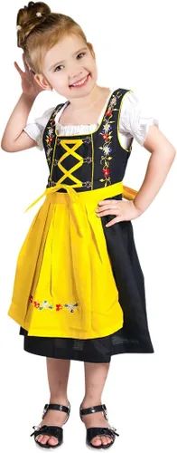 Vista 5 de Dirndl Dik05 - 3 piezas para niños, talla 10, Oktoberfest Drindle-s Dress-es costume