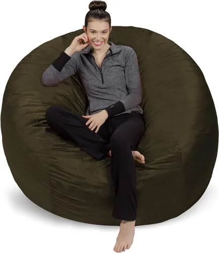 Vista 6 de [Usado] Sofa Sack Funda para Silla Puff Solo la Funda, para Adultos y Niños, Sin Relleno, Cómoda y Esponjosa, Funda de Repuesto para Silla Puff