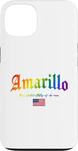 Vista 7 de iPhone 16 Amarillo Gothic Design Lgbtqai+ rainbow Version Case