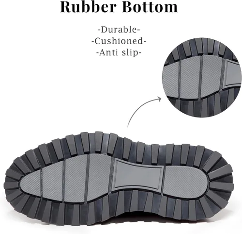Vista 5 de Zapatos de vestir para hombre, zapatos Oxford, zapatos de cuero para hombre, zapatos de cuero casuales con cordones, zapatos de vestir negros