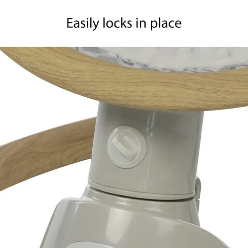 Vista 5 de Safety 1st 5 modos Bluetooth Swing, Bluetooth habilitado con pantalla táctil digital y control remoto, Dunes Edge