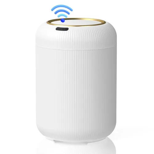 Vista 9 de Procade - Basurero automático sin contacto para baño, cubo de basura con sensor de movimiento, basurero inteligente de 3 galones / 11 L para oficina