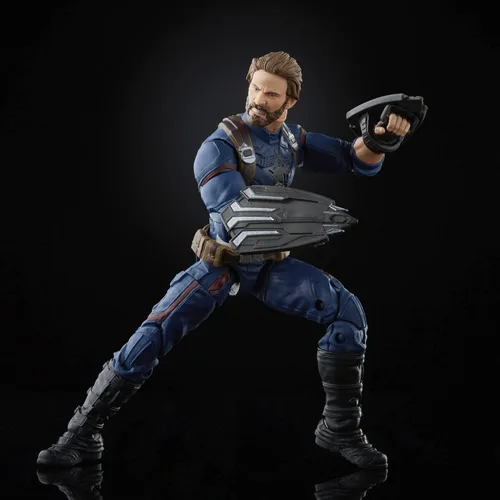 Vista 5 de Marvel Hasbro Avengers Infinity Hasbro Legends Series - Figura de acción del Capitán América (5.9 in), diseño premium, incluye 5 accesorios