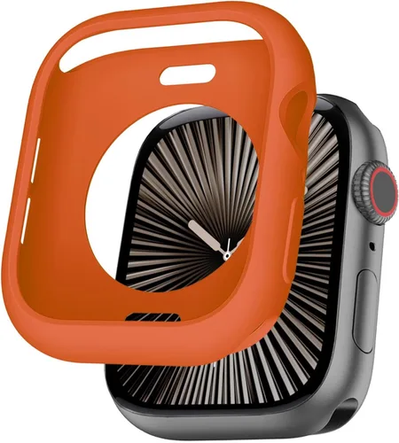 Vista 24 de BOTOMALL - Funda protectora para reloj 38mm 42mm 40mm 44mm (1.5 pulgadas, 1.65 pulgadas, 1.5 pulgadas, 1.73 pulgadas), poliuretano termoplástico