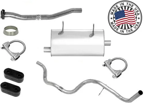 Vista 5 de Piezas de repuesto del sistema de escape del tubo de cola del silenciador para Ford Ranger 1998 1999 2000 con distancia entre ejes de 126 pulgadas