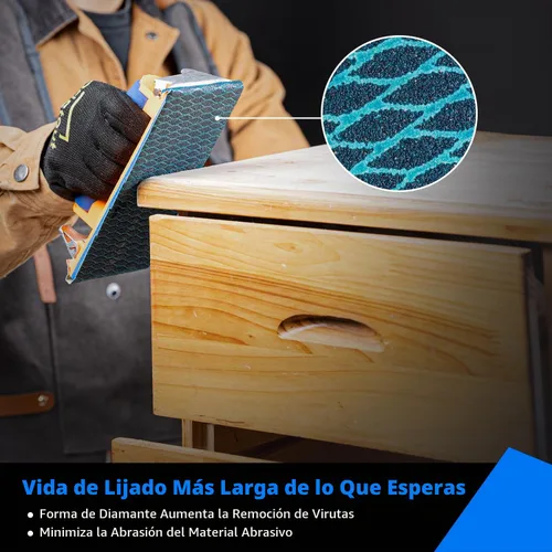 Vista 2 de toolant Rollo de papel de lija con forma de diamante de grano 60, 2-3/4 pulgadas de ancho, 10 yardas de largo Longboard, papel de lija autoadhesivo