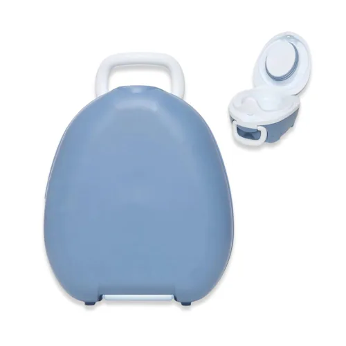 Vista 14 de My Carry Potty - Orinal de viaje para niños de 18 meses a 3 años, gato Gato Blanco