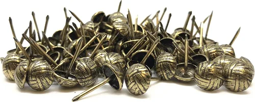 Vista 7 de DMSE – Tamaño mayorista 7/16" diámetro (0.433 in) hardware tapicería muebles decorativos Pulgar tachuelas clavos clavos 1000