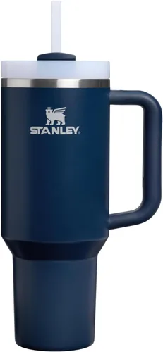 Vista 155 de STANLEY Quencher H2.0 Vaso Térmico con asa y pajilla, 64 onzas, tapa Flowstate de 3 posiciones, gran capacidad para viajes y deportes, vaso de acero