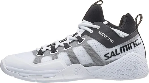Vista 2 de Salming Men's Kobra Mid 2 Squash Indoor Court Sports Shoes, WhiteBlack